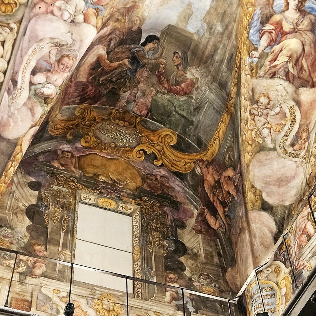 aeneas valensiyadaki aziz nikolaus kilisesinde fresko