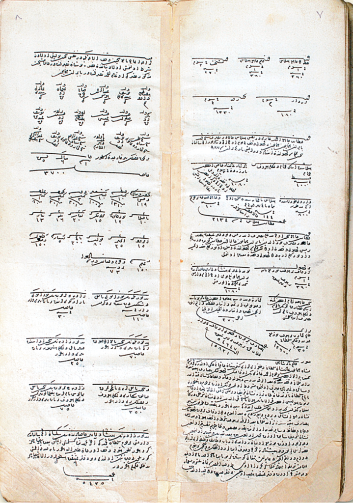 osmanlı tahrir kayıt defteri örneği